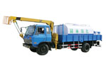 東風(fēng)平頭隨車(chē)吊帶灑水車(chē)