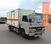江鈴順達易燃氣體廂式運輸車(chē)|拉氧氣罐的運輸車(chē)